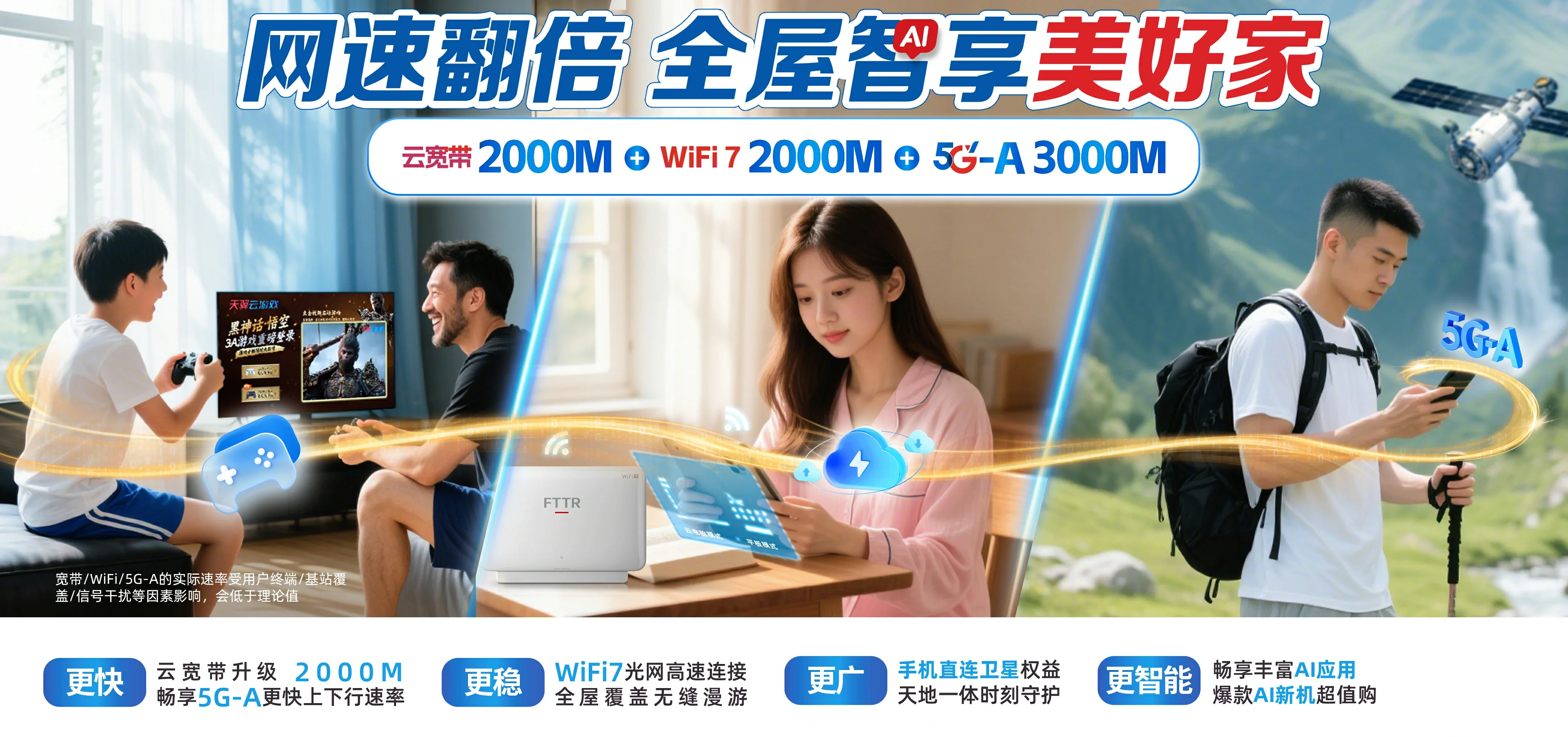 中国电信 怀柔区电信宽带 宽带套餐